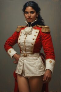 Brenda Strong in her Marine uniform