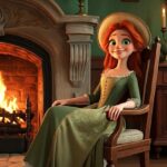 Jessica, MetPub's video avatar, is seated before a fireplace to talk to us about how to make a fantasy world feel real---and lived in.