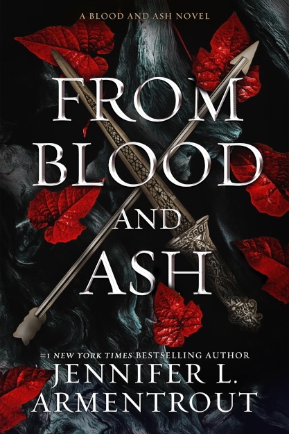 Cover image for Jennifer L. Armentrout's novel "From Blood and Ash" with one of the best magic systems in romantasy.